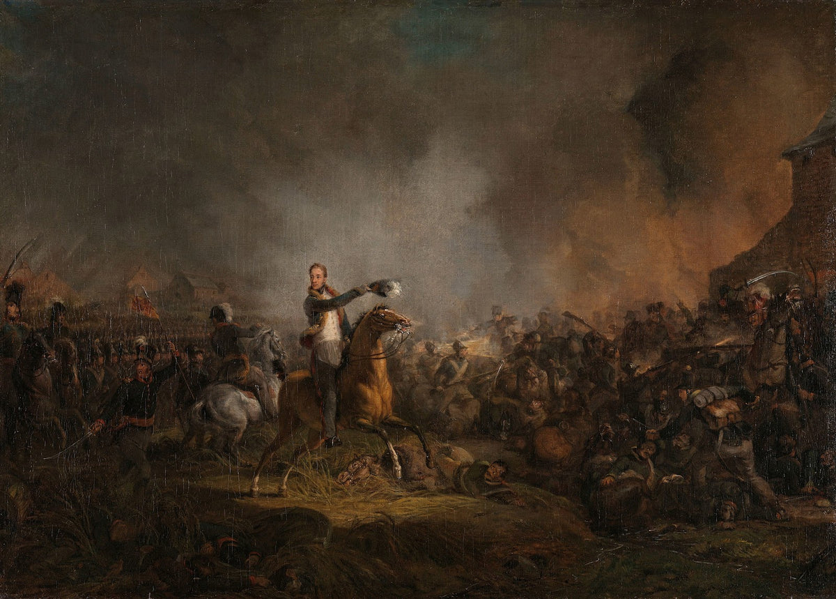 The Prince of Orange at Quatre Bras 16 June 1815 1817   1818