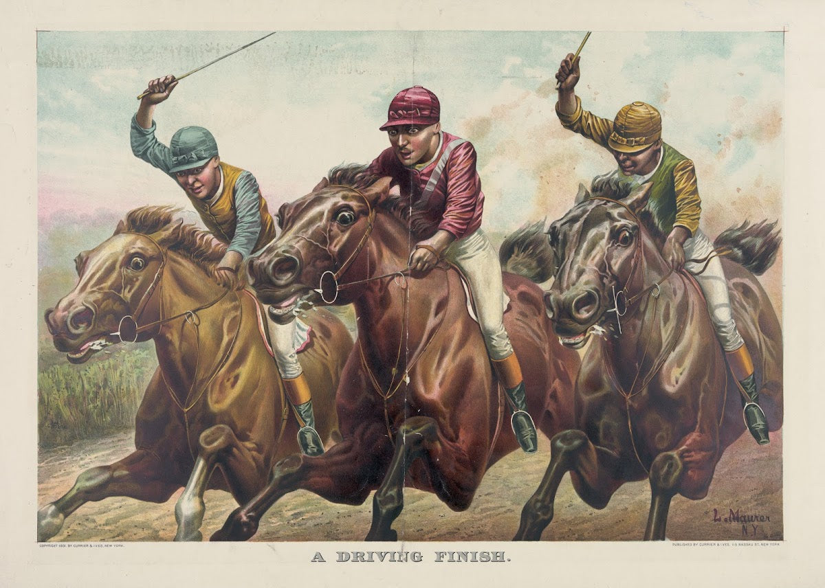 A Driving finish 1891