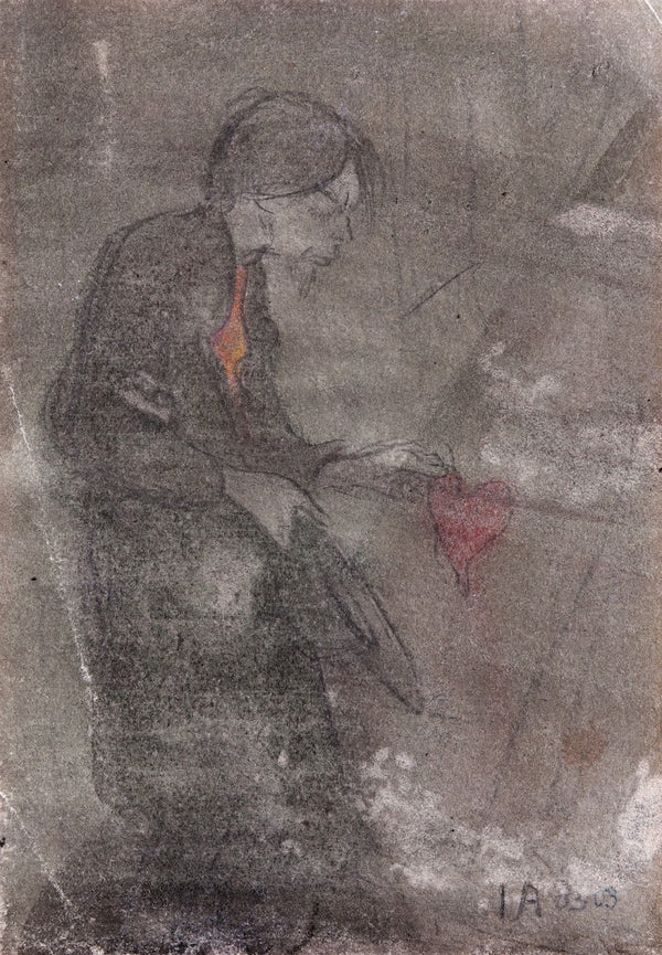 Self Portrait with a Heart in His Hand 1903