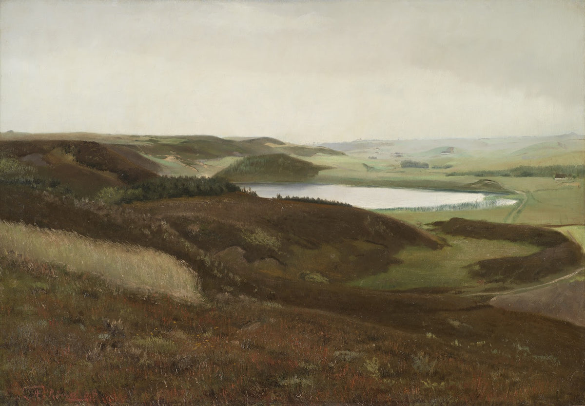 A Landscape near Bryrup Jutland 1888