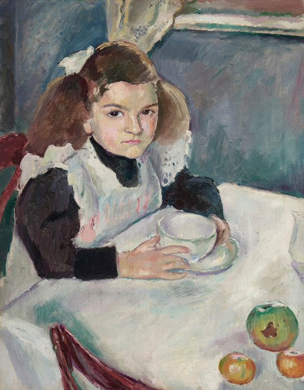 Bucia Pincas à son petit déjeuner 1907