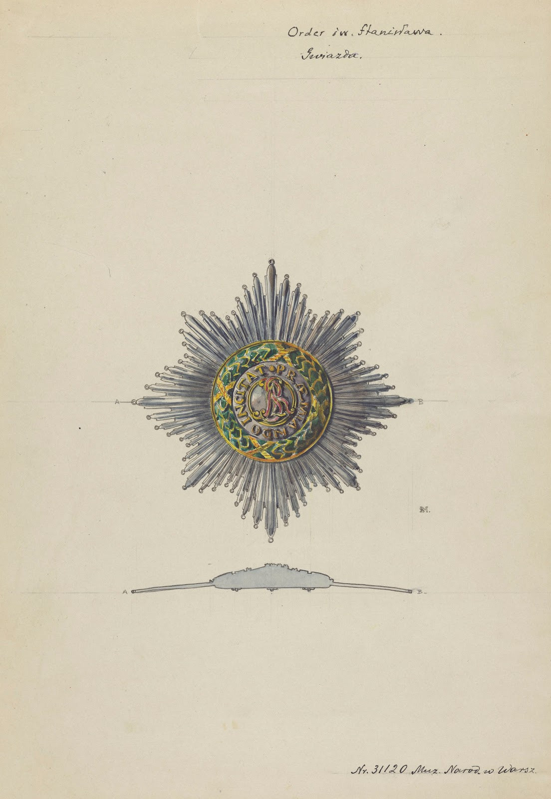 Star of the Order of Saint Stanislaus 1922