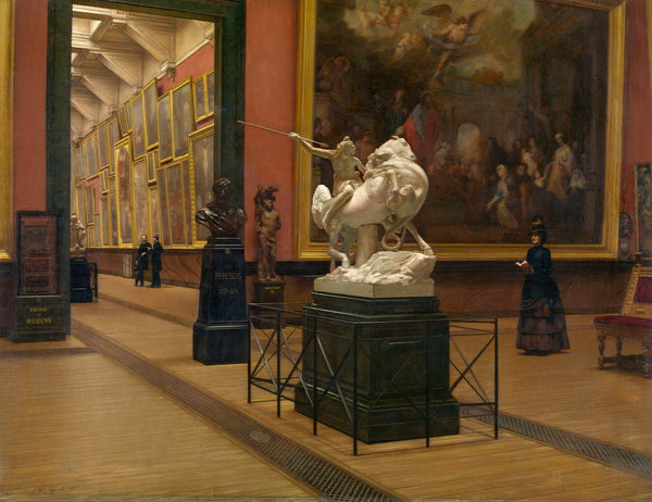 Interior of the Academy Museum 1886
