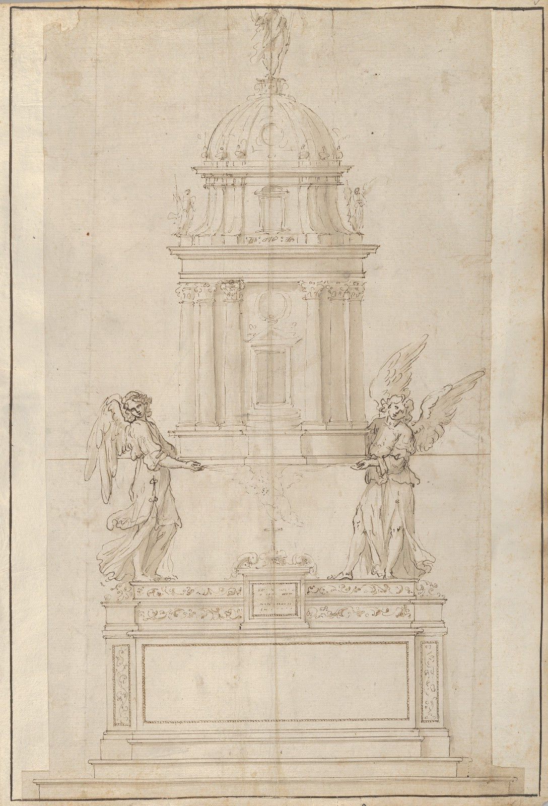 Design for the Tabernacle of the Sistine Chapel in the Santa Maria Maggiore in R