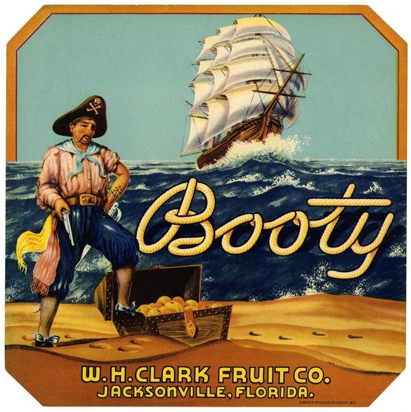 Label for Booty 1930