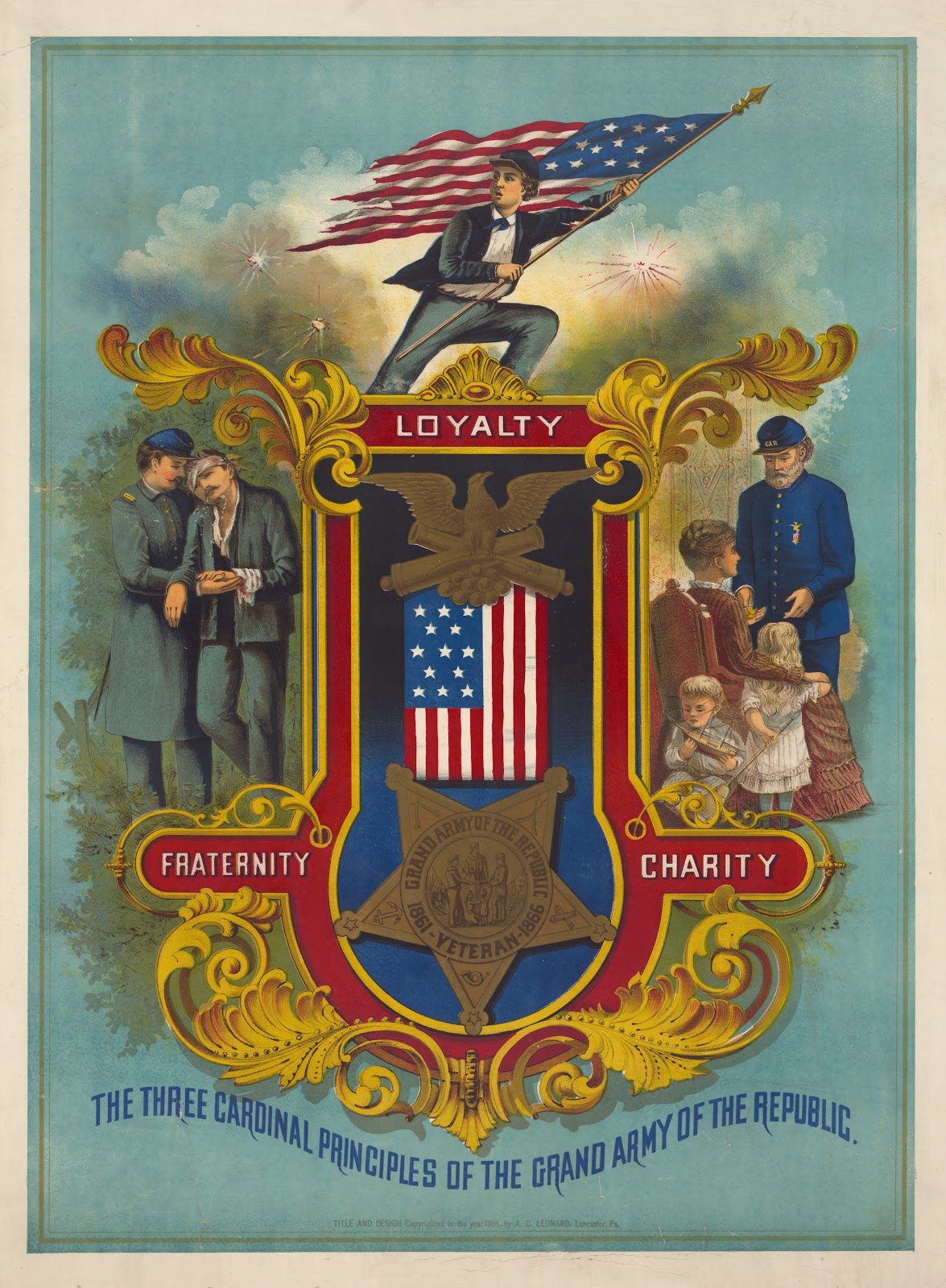 The three cardinal principles of the grand army of the republic 1884
