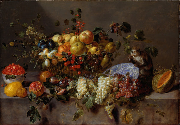 Still Life with Fruit and a Monkey eating Grapes 1635 3913x2728 (1)