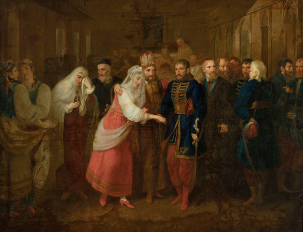 Marriage of Mieszko and Dobrawa circa 1820
