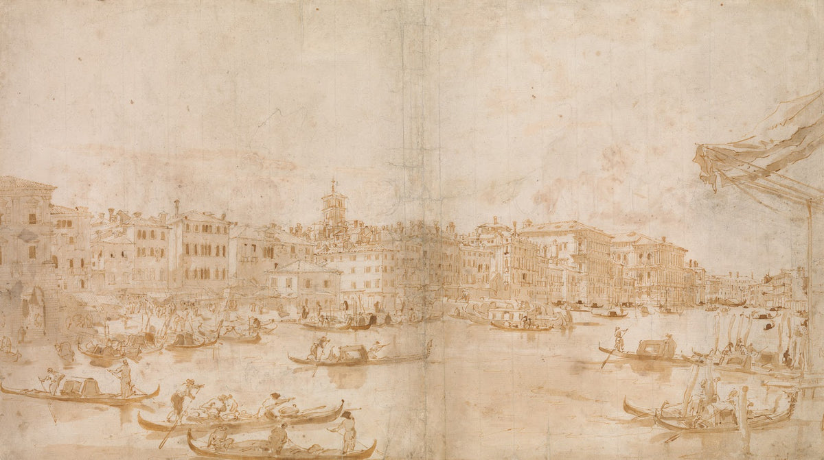 The Grand Canal above the Rialto 171293