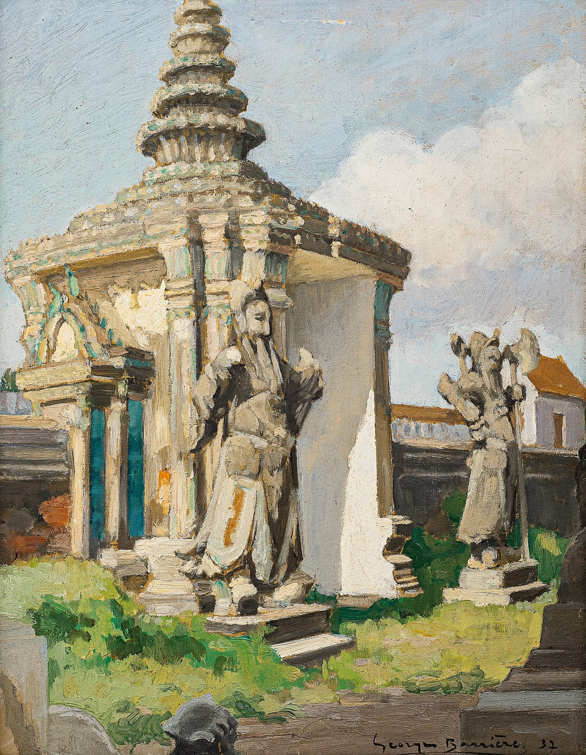 La porte du temple Temple Gate 1837
