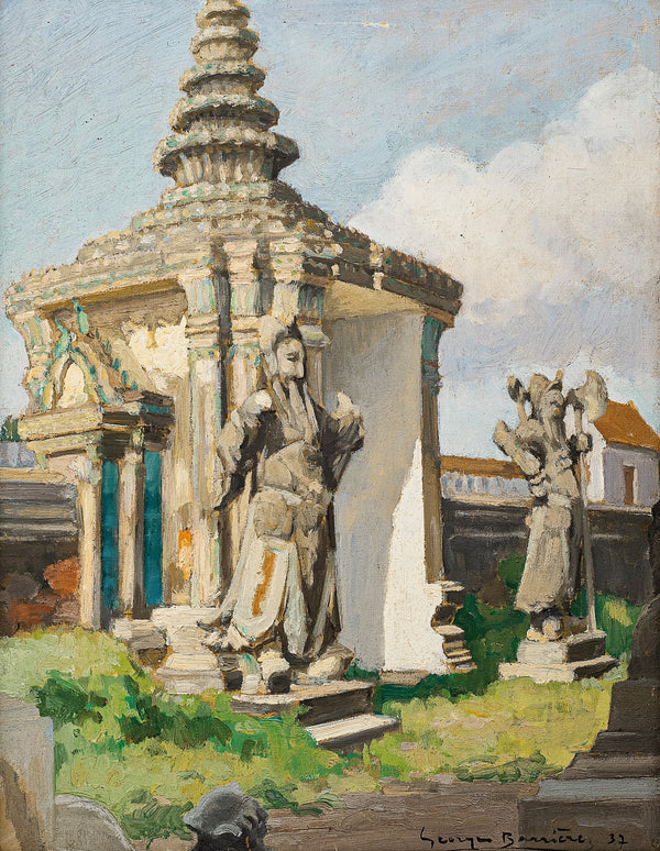 La porte du temple Temple Gate 1837