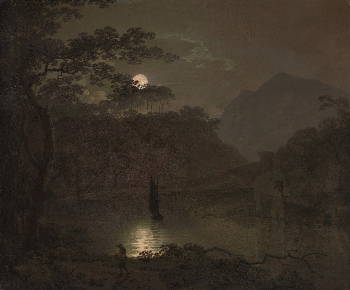 A Lake by Moonlight