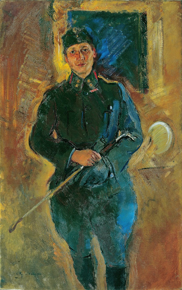 Otto von Aichelburg Zossenegg als Kavallerieoberleutnant 1916
