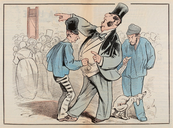 Place de la Roquette par Gill 1878