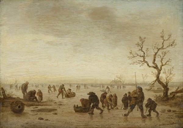 Skaters on the Ice ca 1642 1645