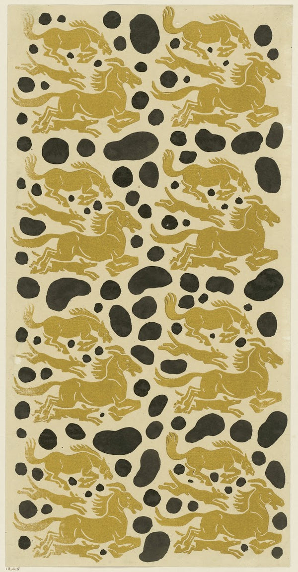 Buntpapier Pferde und Hunde 1902   1913