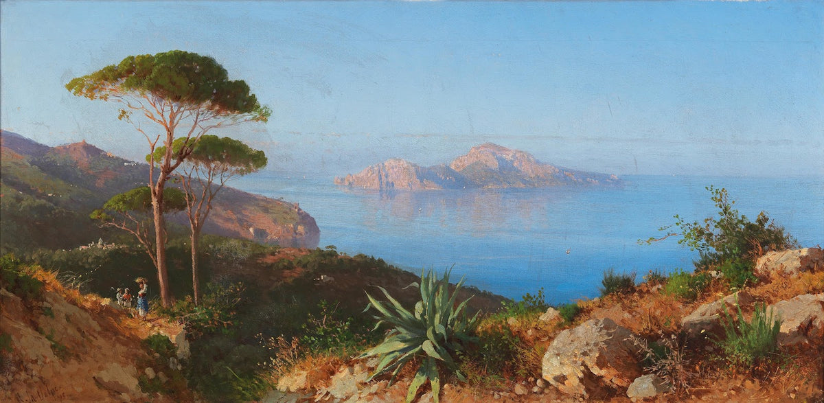 Blick Auf Capri 1875