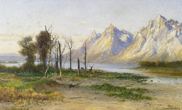 Jackson Lake in Wyoming 1894