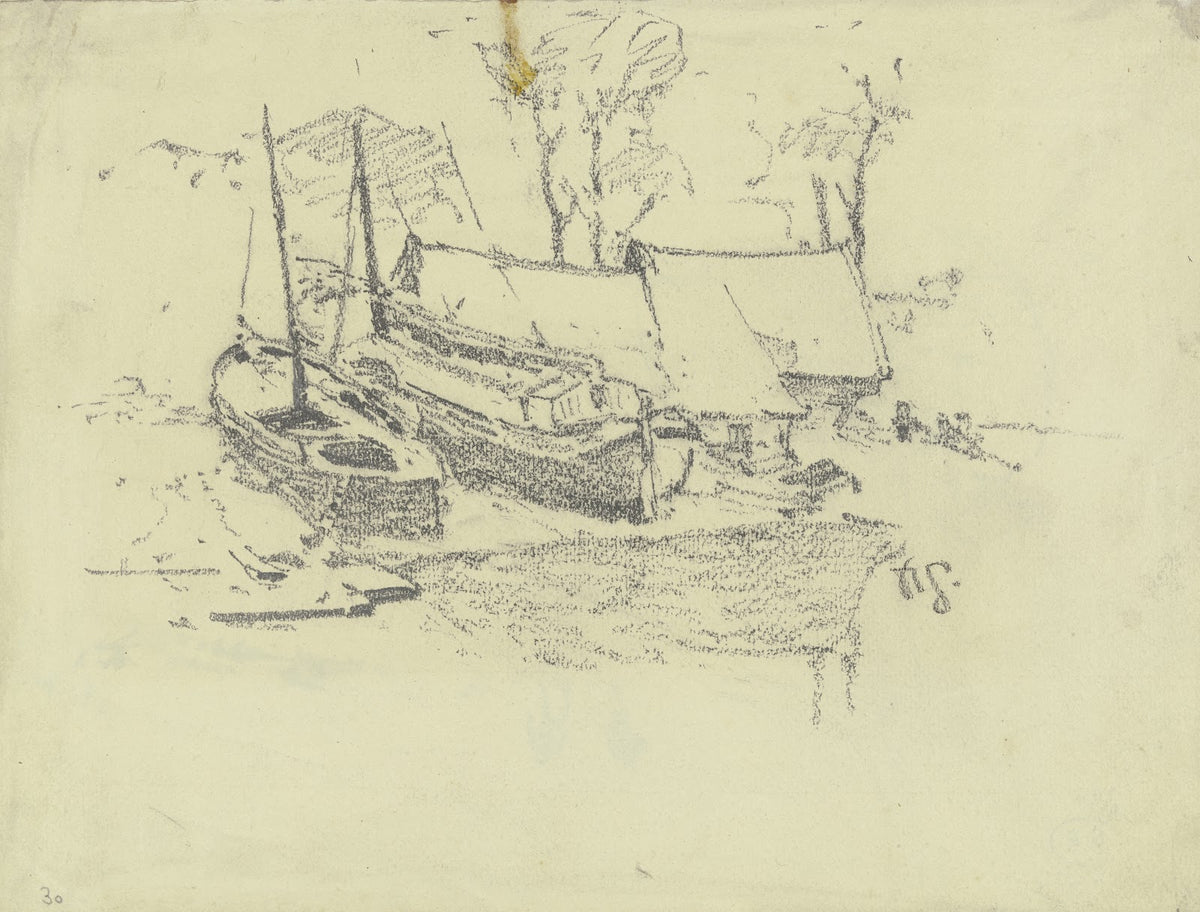 Fishing boats at the beach