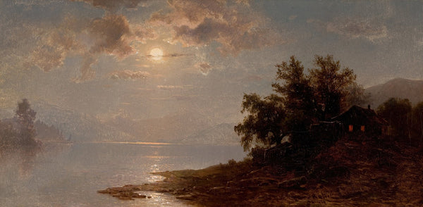 Moonlit Lake White Mountains 1894
