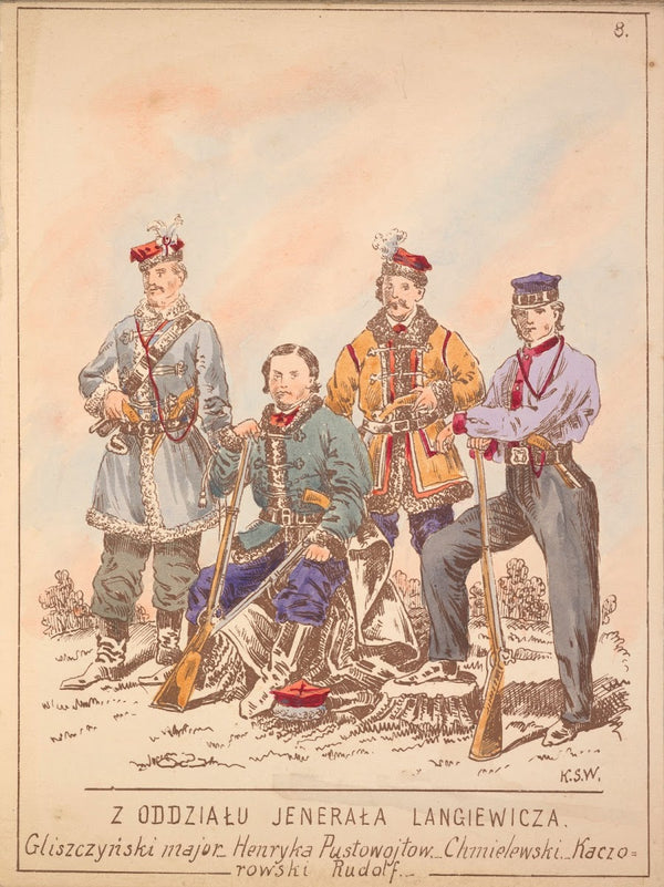 Z Oddziałów Jenerała Langiewicza 1909