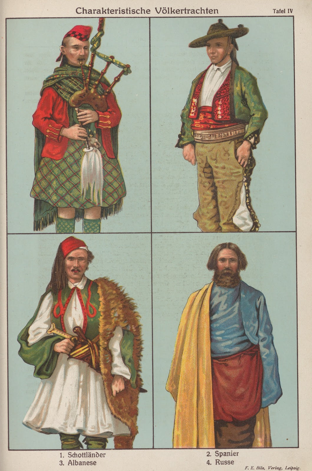 Charakteristische Völkertrachten 1914