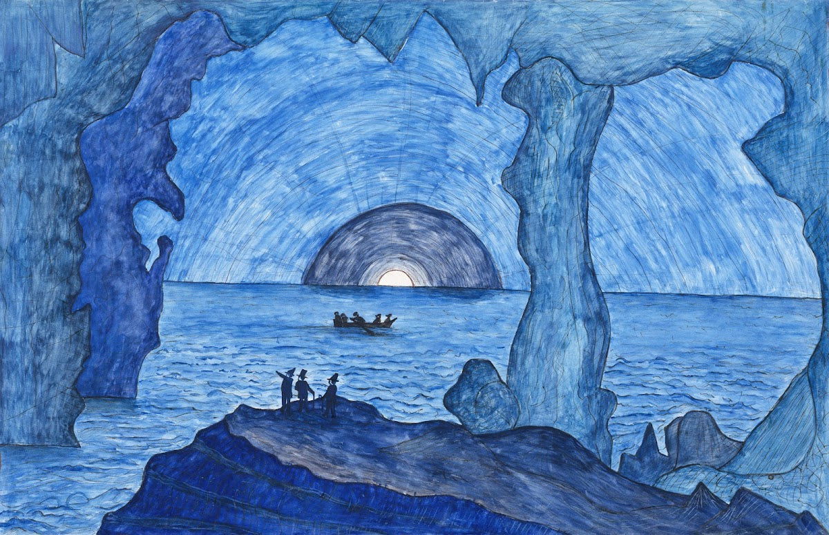 The Blue Grotto ca 1880