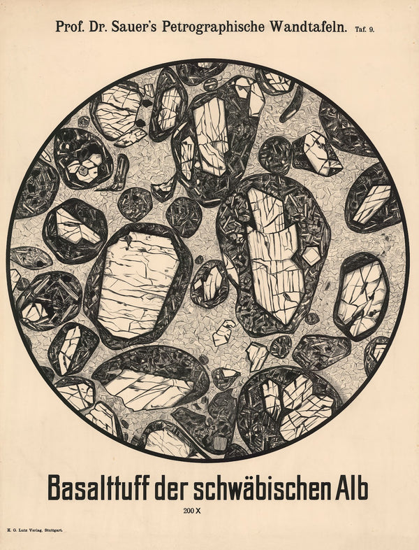 Basalt tuff from the Swabian Alps 1907