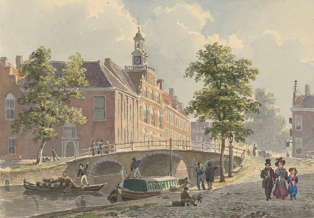 Het Spui te s Gravenhage gezien naar het zuiden 1800   1880
