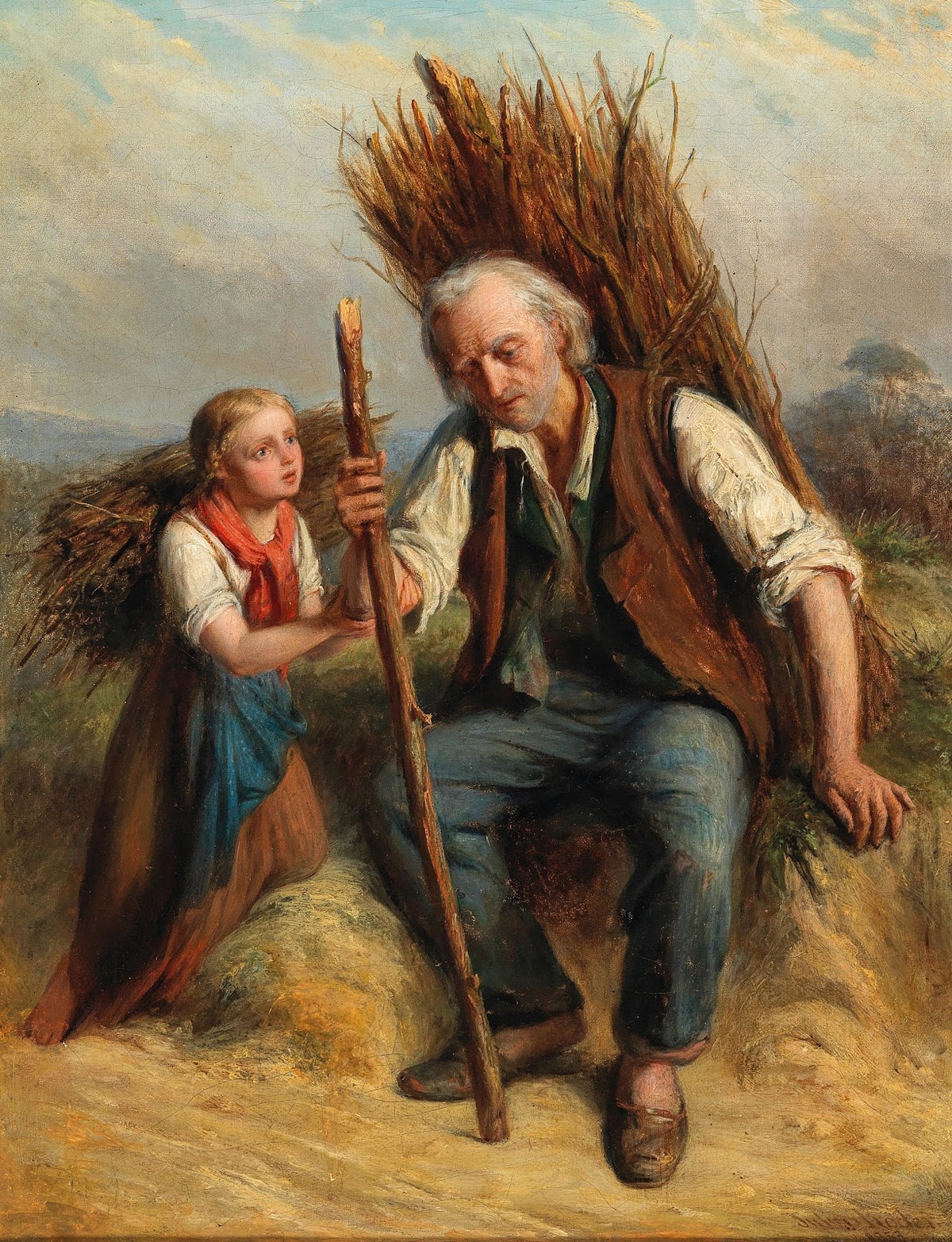 Resting on the Way Home 1853