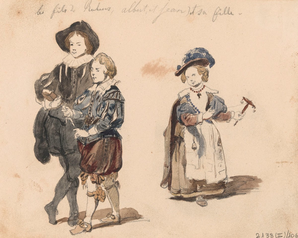 Albert Nicolaas and Clara Serena Children of Peter Paul Rubens