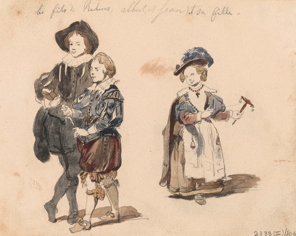 Albert Nicolaas and Clara Serena Children of Peter Paul Rubens