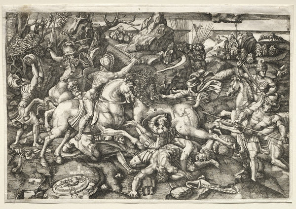 Combat between horsemen 1523