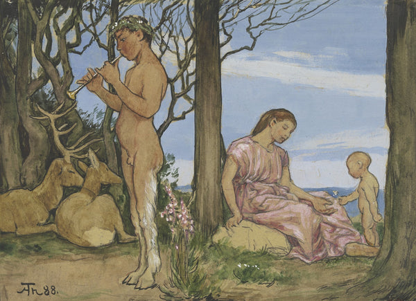 Faun and nymph 1888