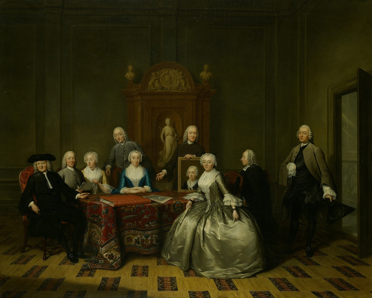 Jan de Bosch 1713 1785 and his family 1754