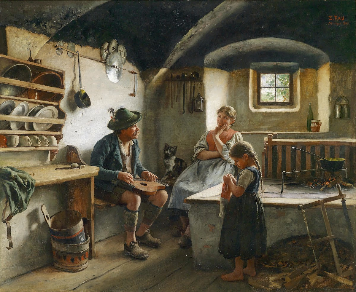 Der Zitherspieler 1890