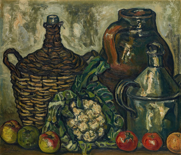 Bodegón De La Coliflor Still Life With Cauliflower