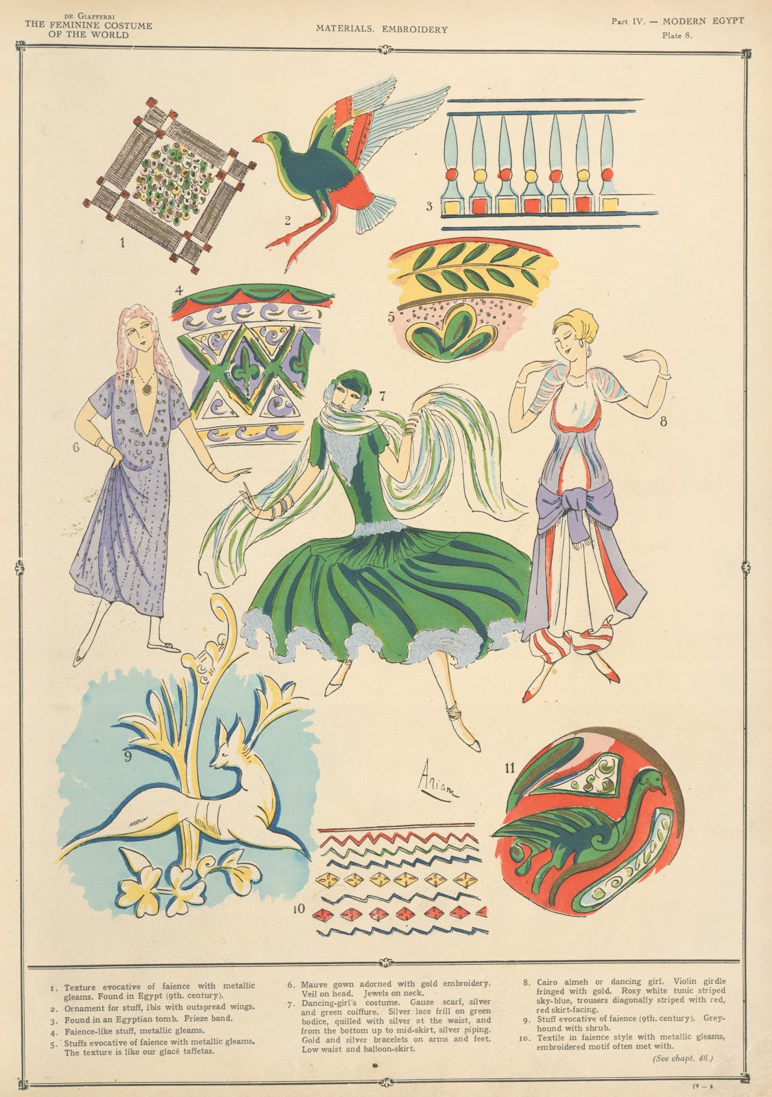 Modern Egypt  Materials embroidery 1926 1927