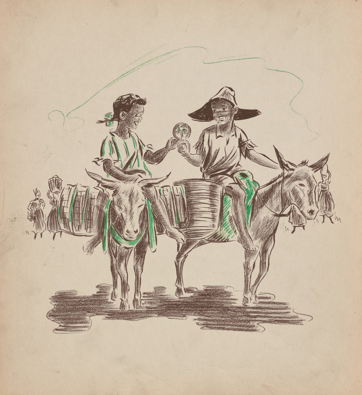Jeanne Marie Goes to Market pl9 1938