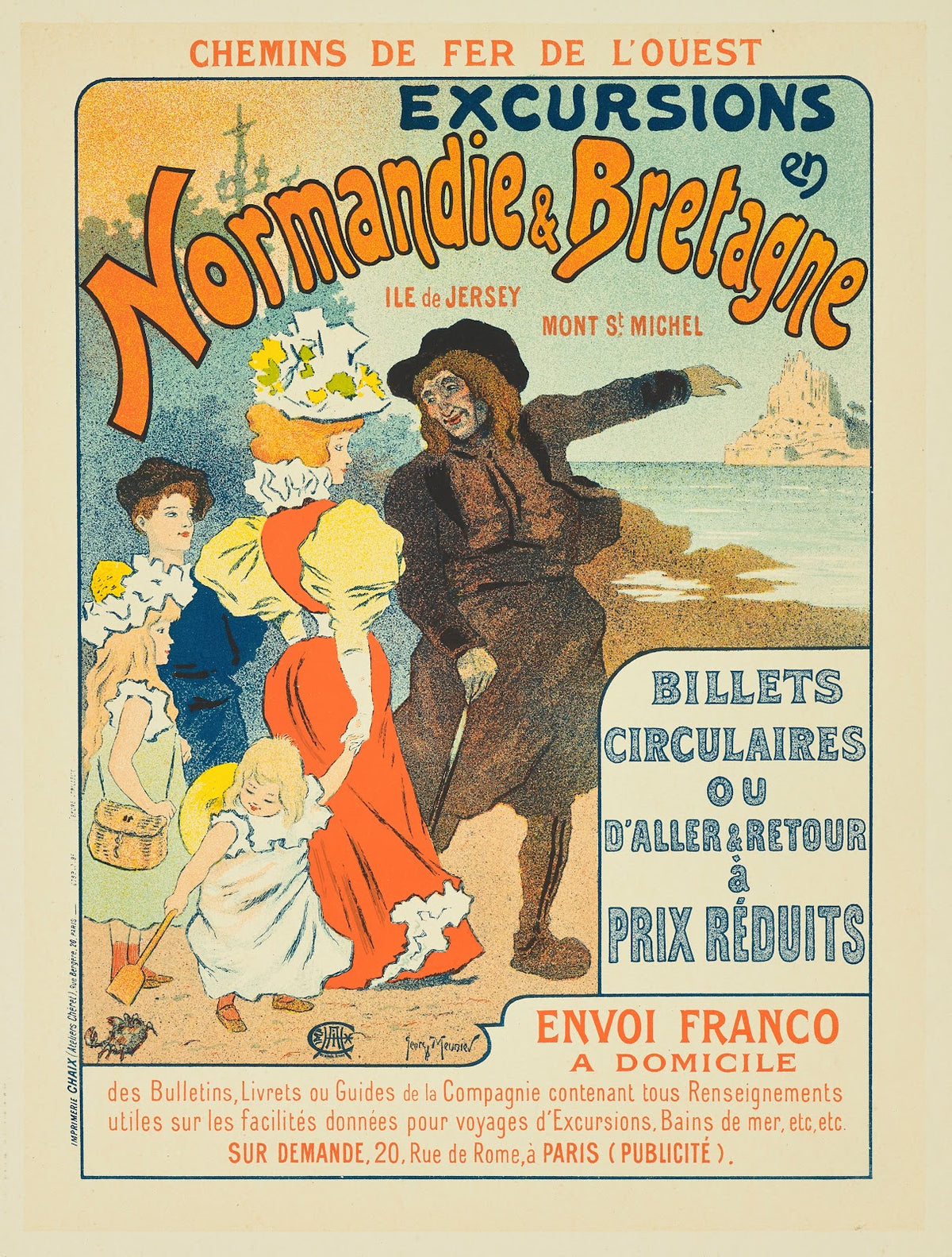 Excursion en Normandie et Bretagne 1896
