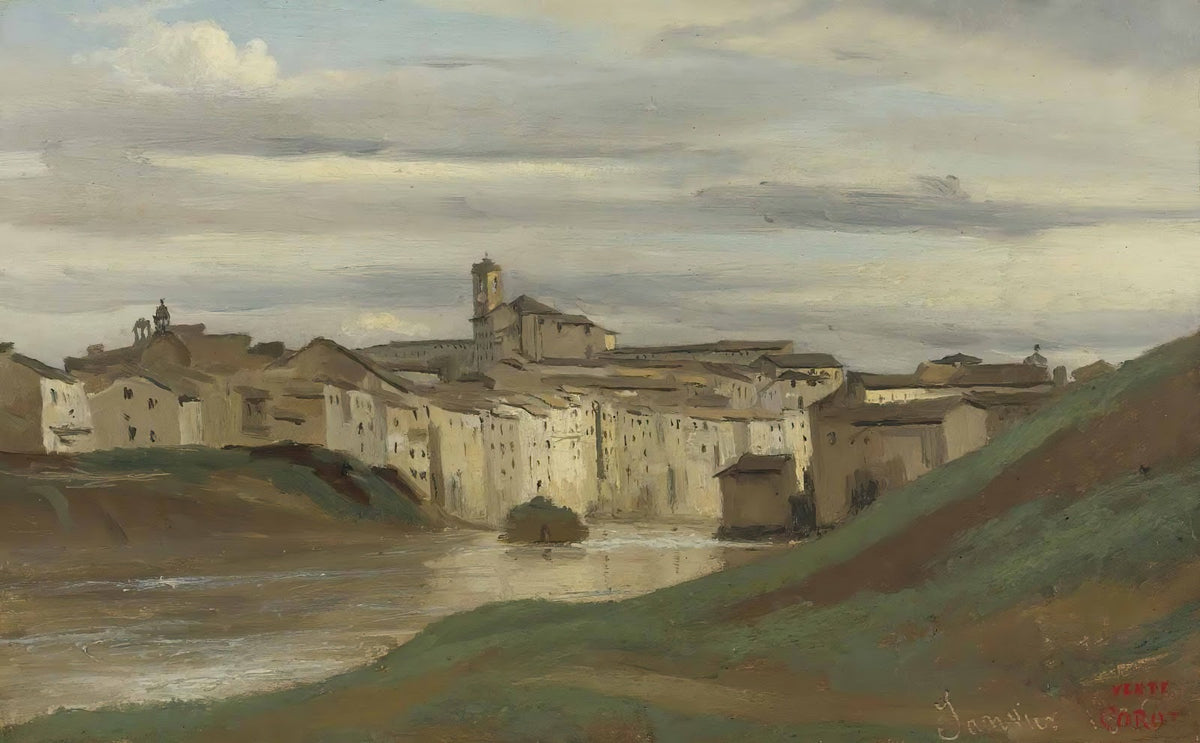 On The Banks Of The Tiber Rome 1826