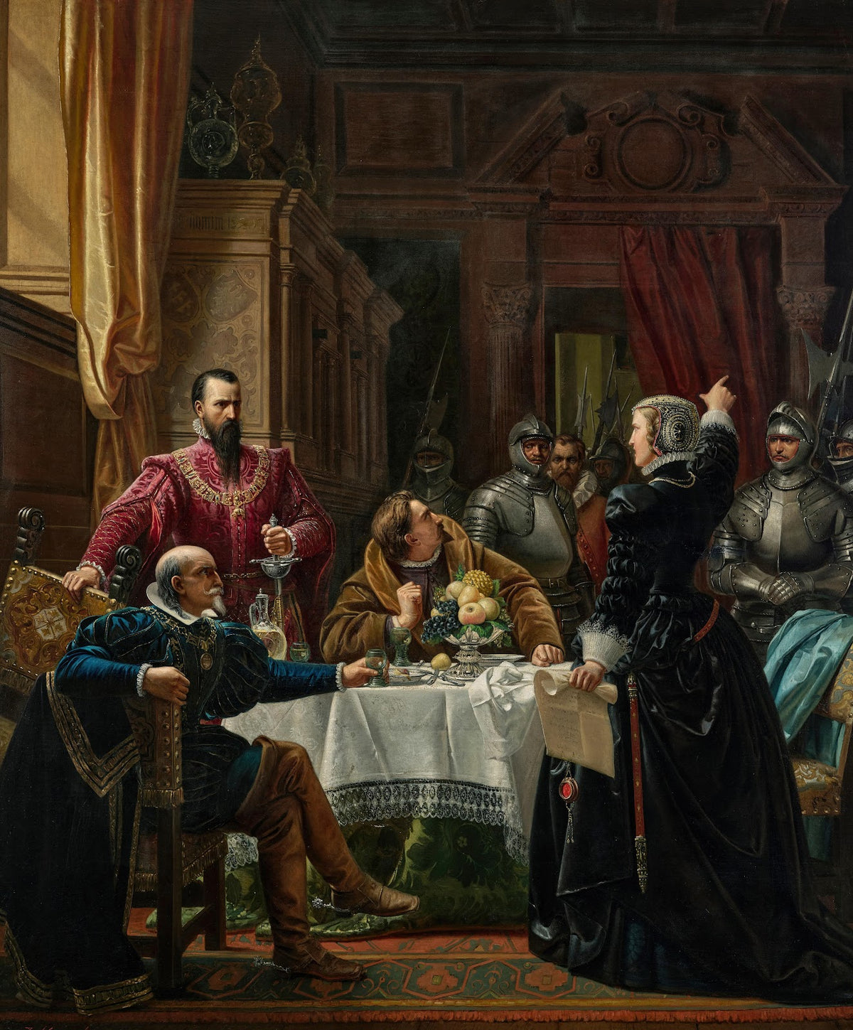 The Duke of Alba at Rudolstadt Castle 1860