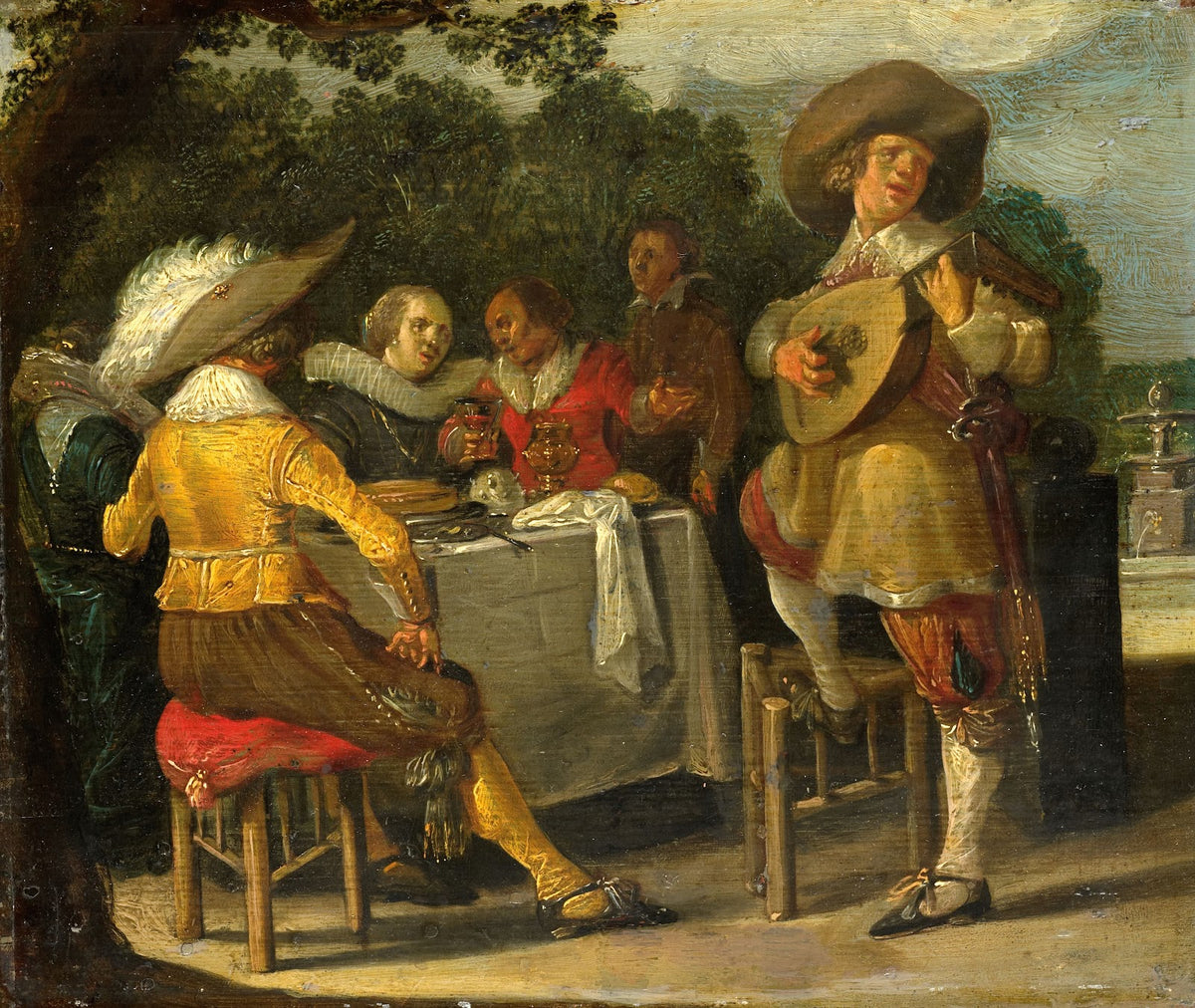 An Outdoor Party c 1620   c 1630