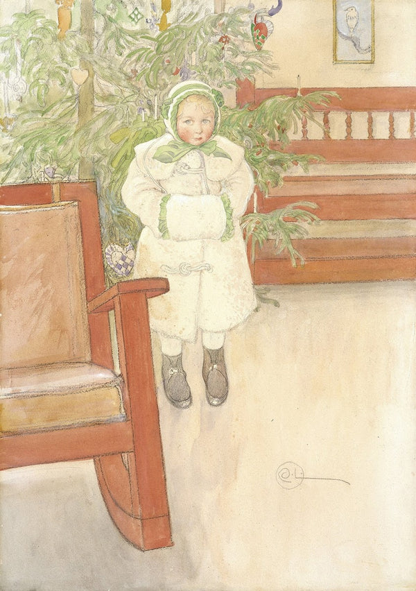 Girl and rocking chair 1907
