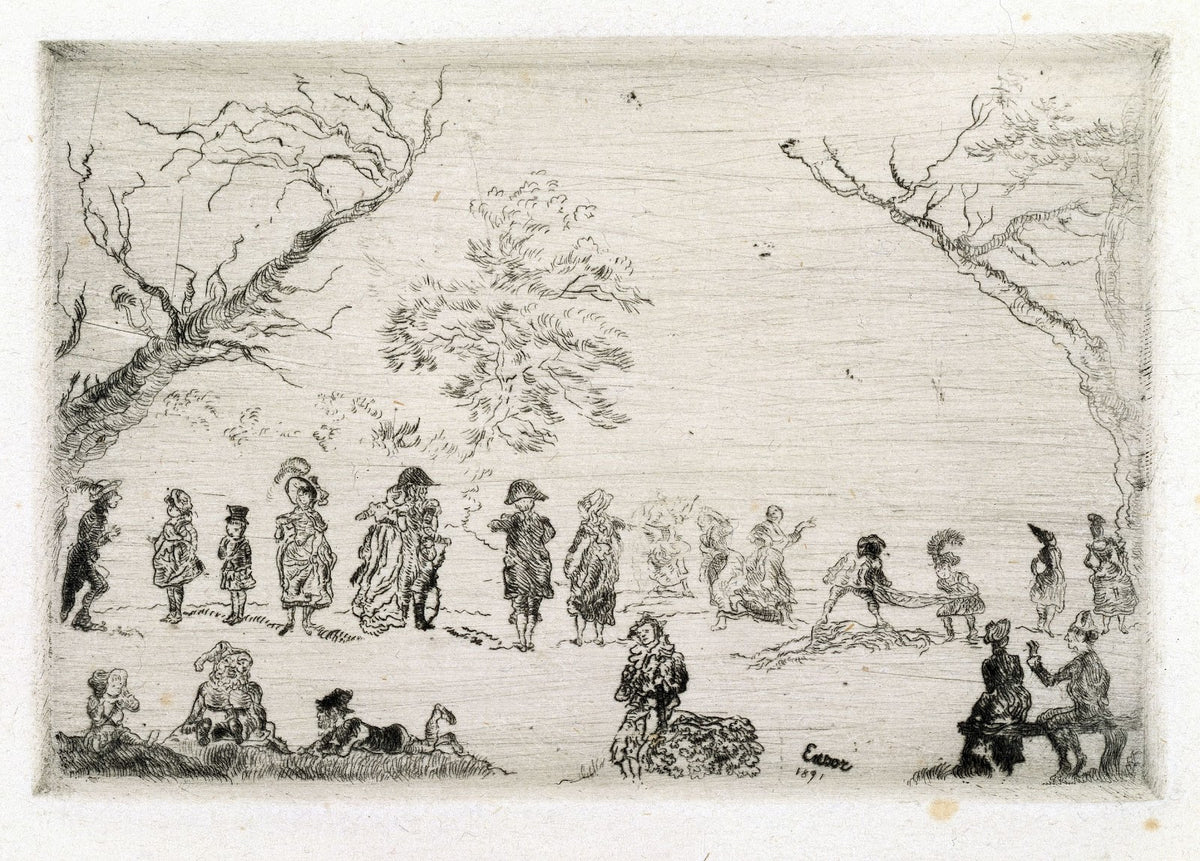 Meeting in a Park 1891