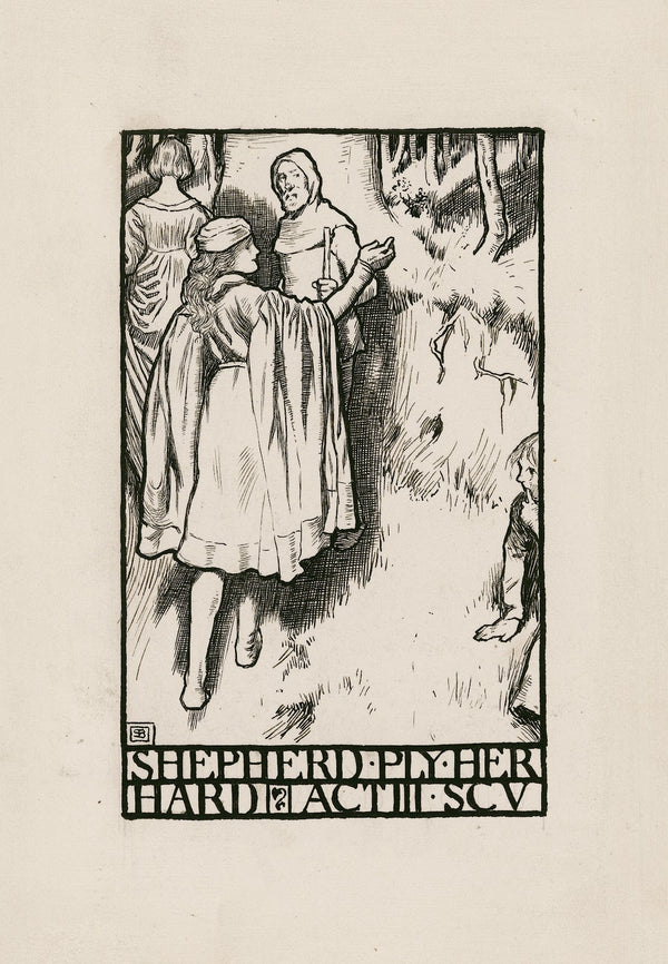 As you like it Shepherd ply her hard Act III Sc V 1900