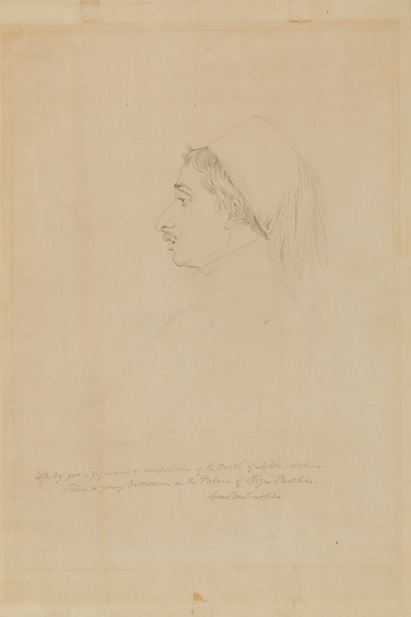 Study for a Figure in a Composition of the Death of Sultan Selim