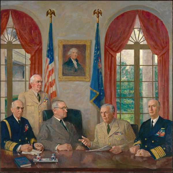 Truman and his Military Advisors 1949