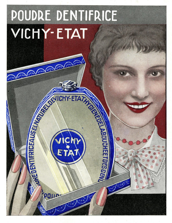 Poudre dentifrice Vichy état 1910 1950