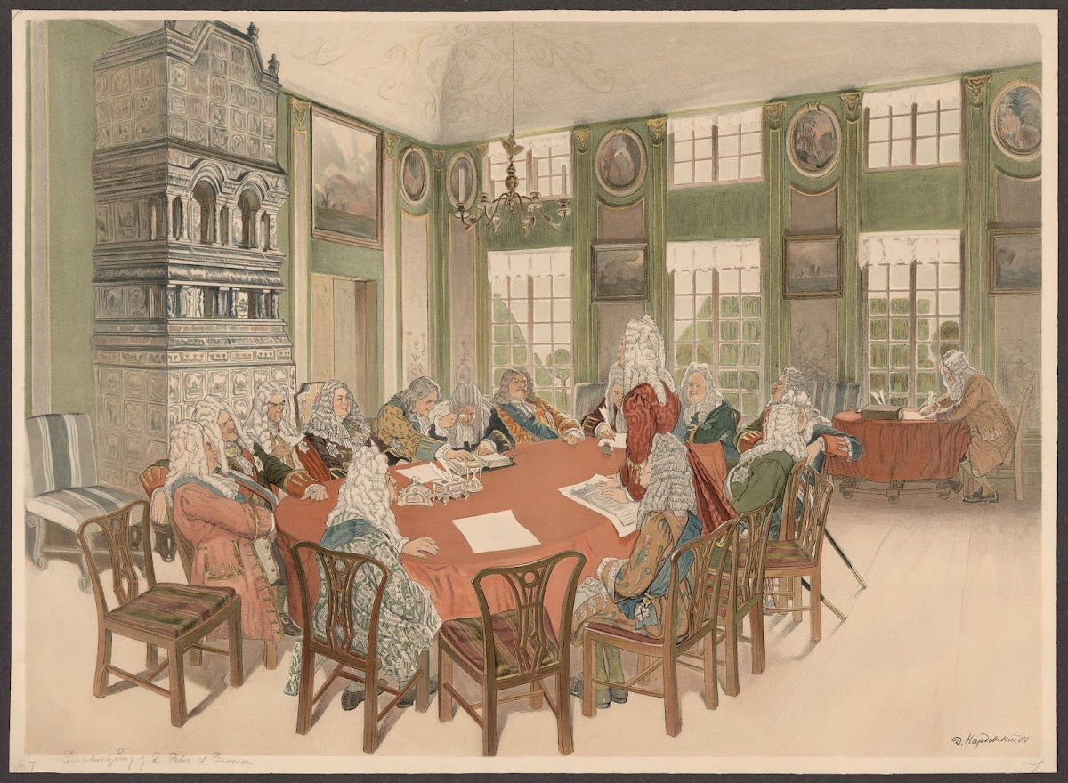 Session of the Senate During the Reign of Peter the Great